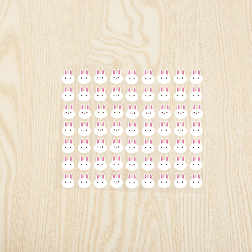 Маленький кролик милый рисунок термопередачи Утюг на наклейках моющиеся