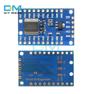 Модуль расширения вводавывода PCF8575TS, 2,5-5,5 В постоянного тока, 16 бит, PCF8575 IIC I2C для R3, светодиодный релейный зуммер с контактным разъемом