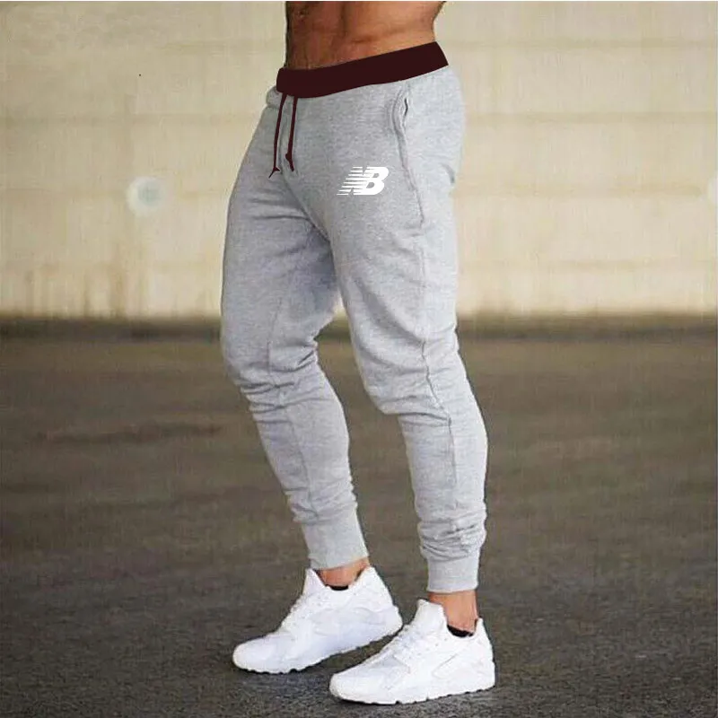 

2021 New Fashion Men's Track Pants Long Trousers Tracksuit Fitness Workout Joggers Sweatpants Autumn Spring Hot Selling Pants