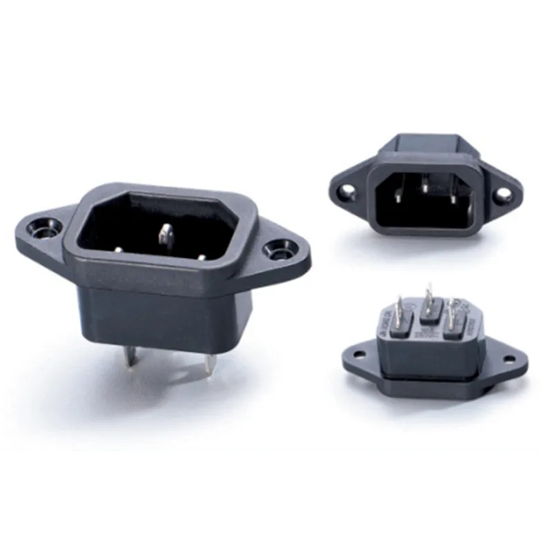 Штепсельная Вилка IEC 100 C14 с нейлоновым и медным разъемами 320 шт. 3P 250 В переменного