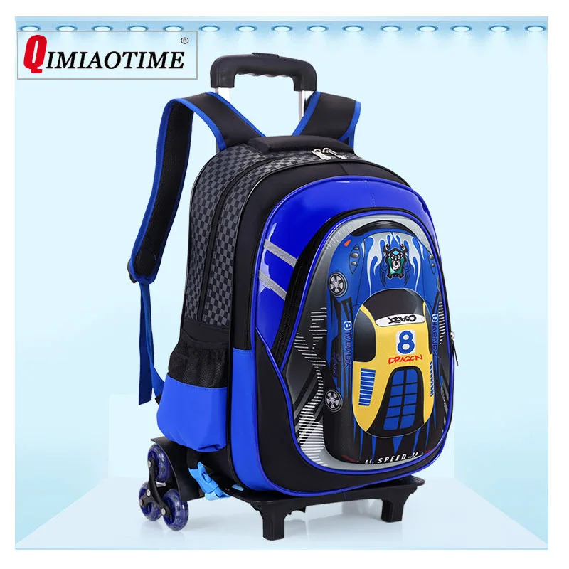 Сумка тележка на колесиках для учеников начальной школы 6 циклов детская