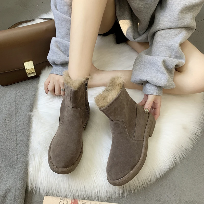 

2019 Fashion Women Long Boots Leather Snow Boots Bowknot Snow Boots Warm High Winter Boots Zapatillas Mujer Chaussure U11-46