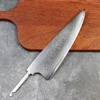 sharp diy chef fruit utility knife rough vg10 damascus steel blade material semi finished knife embryo japanese cooking knife