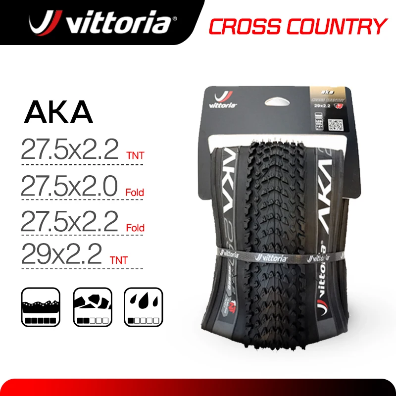 

Vittoria AKA 29 MTB Tires 29x2.2 Inch Tubeless Graphene Mountain Bike 29/27.5 Anti Puncture Mountain Bike Foldable All terrain