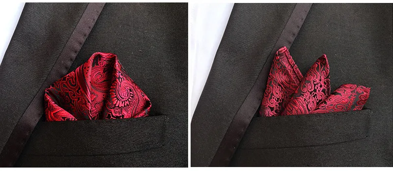 New25* 25 см дизайнерский Карманный квадратный модный платок в горошек Пейсли Цветочный Клетчатый Стиль мужской костюм карманные аксессуары бабочки на подарок ma