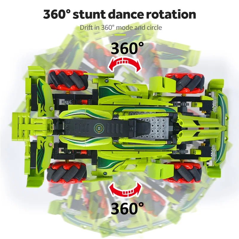 City Techincal APP RC гоночный автомобиль механические строительные блоки MOC