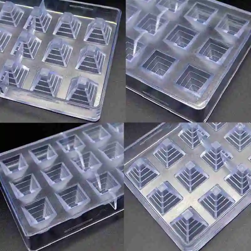 

3D Molds Polycarbonate Thick Tray for Cake Moldes Chocolate Moulds Form Bakery Baking Pastry Tools