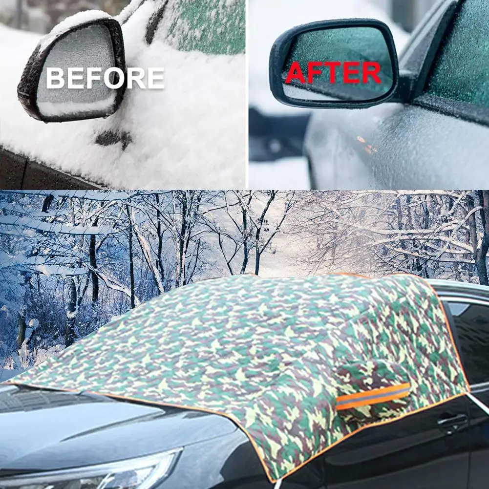 Car Windshield Snow Ice Cover Winter Block Anti-freeze Summer Sun Protection Thickened With Cotton | Автомобили и мотоциклы