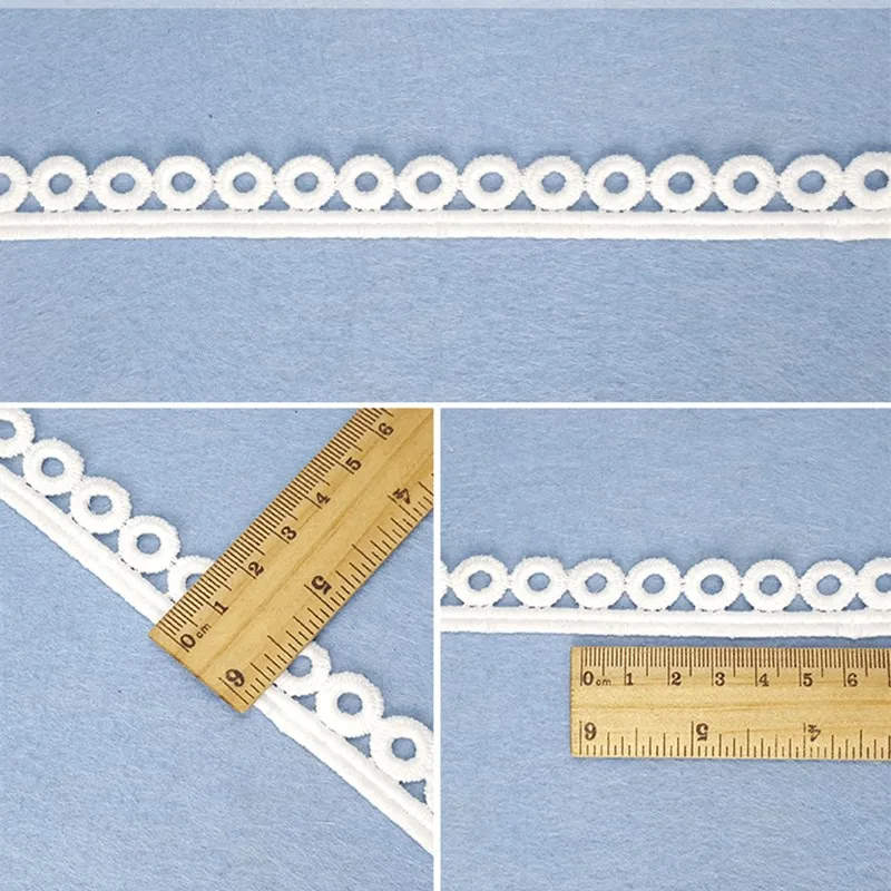 10 Yard DIY Clothing Accessories Embossed Flower Lace Ribbon Tape Wedding Dress Decoration Sewing Apparel Applique Navidad | Дом и сад