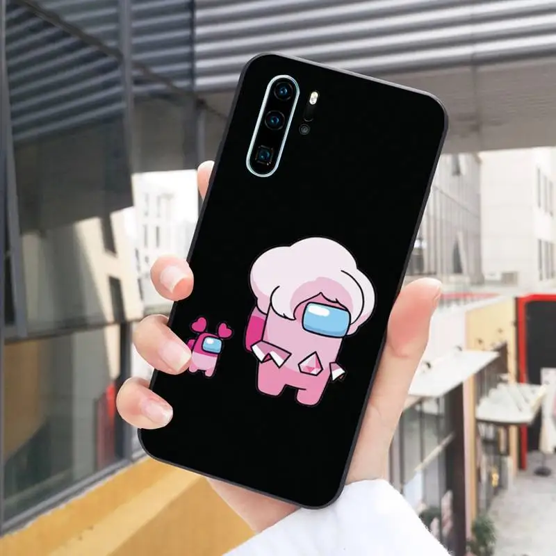 

Among Us Phone Case Black For Huawei P10/20/30/40/20Pro/30Pro/30Lite/40Pro NOVA3/3E/3i/7SE Cases