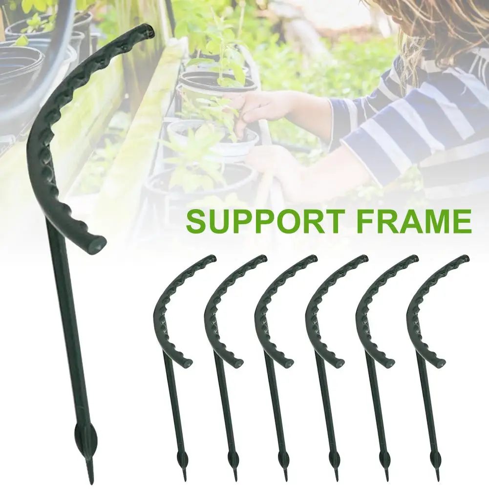 6 шт. DIY пластиковая опора для растений кронштейн горшка полка скалолазания