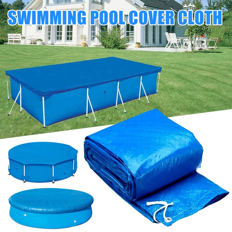 

Newly Swimming UV-resistant Pool Cover Waterproof Dust Covers Foldable Rainproof Cloth S66