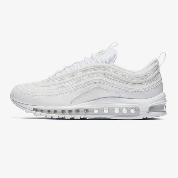 

Air 97 men women running shoes trainer Halloween Ghost Triple white black University Red USA bred Metallic Gold sports sneaker