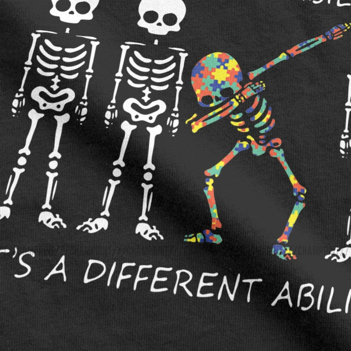 Different abilities. Плакат группы со скелетом в футболке. Раскраска для аутистов скелет в груди. Узник Лимбо ДЭБ скелет.