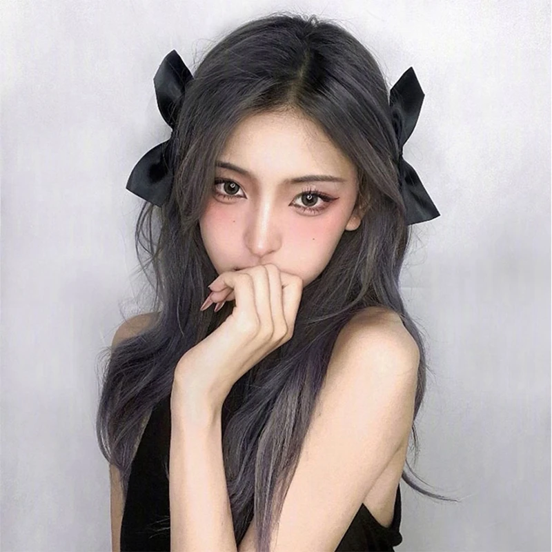 

2pc Vintage Black Large Velvet Bow Hair Clip For Women Girls Wedding Ribbon Korean Hairpins Barrette Hair Accessories For Girls