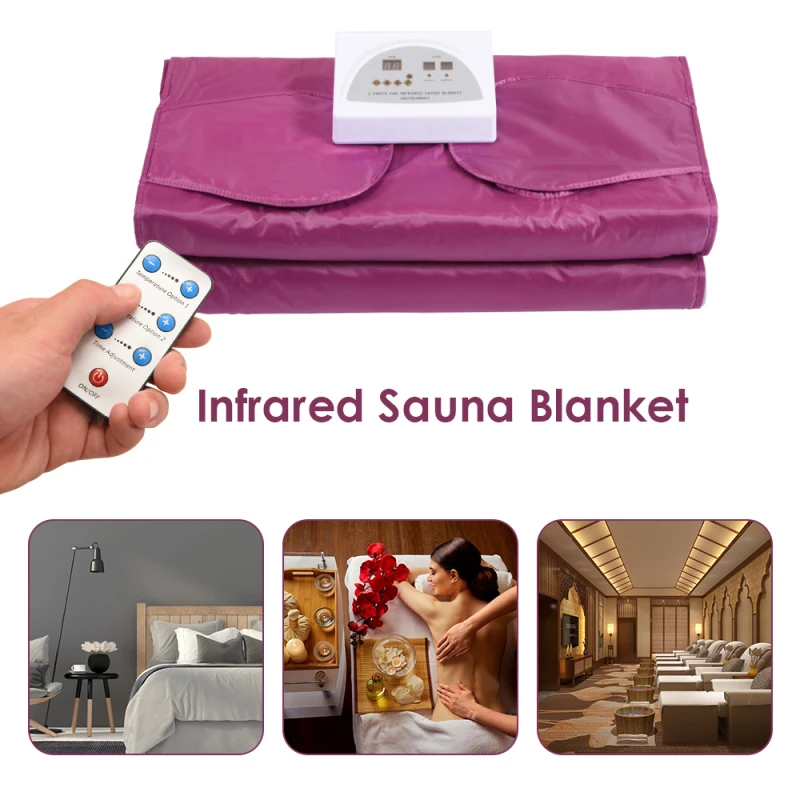 

Far-infrared Sauna Blanket Hand-reachable Design Digital Thermal Sauna Blanket Body Shaper Used for Weight Loss and Fitness