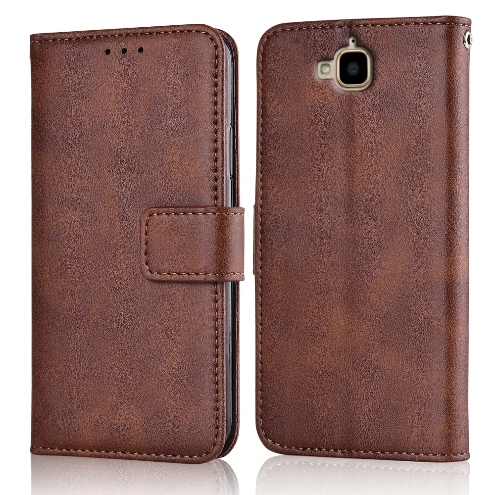 niu-Brown Для huawei Honor 4C Pro Чехол для huawei Honor 4C Pro Coque глянцевый матовый кошелек кожаный чехол для huawei Honor 4 C Pro откидная крышка - Цвет: niu-Brown