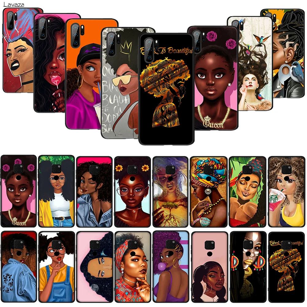 Lavaza Afro Girls художественный ТПУ силиконовый чехол для телефона huawei P10 P20 P30 Lite Pro P Smart Z