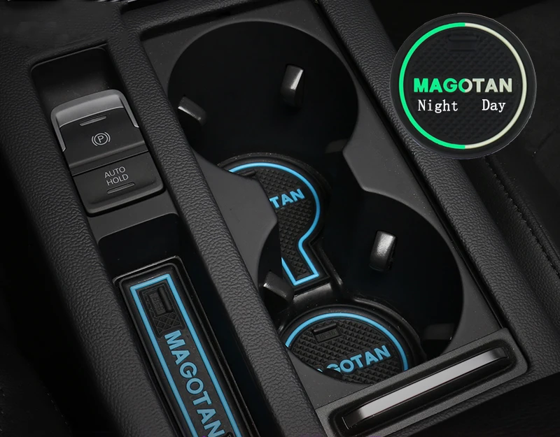 Противоскользящий коврик со слотом для ворот подставка VW Passat B8 2015 2016 2017 2018 2019 2020