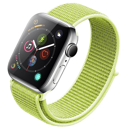 Нейлоновый ремешок для часов для Apple Watch Series 3 2 1 38 мм 42 мм мягкая дышащая Замена Спортивная петля для Iwatch Series 4 5 44 мм 40 мм - Цвет ремешка: color 16