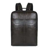 unisex vintage genuine leathe backpack for teenage school bags men laptop leather backpacks 7280cj