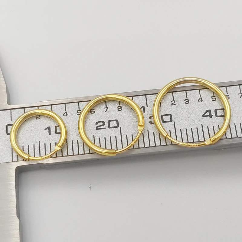 925 пробы серебряные серьги популярные на петлях спиральный для хряща хрящ