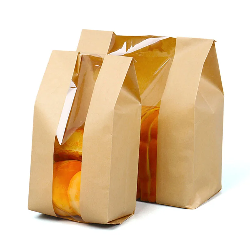 Sale 50pcs пакеты из крафт бумаги пищевые чайные маленькие для сэндвичей хлеба