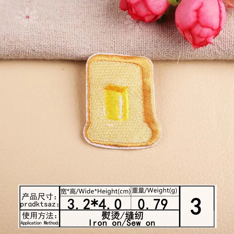 Новинка высокое качество вышитый Железный мультяшный Детский Сделай Сам еда сыр