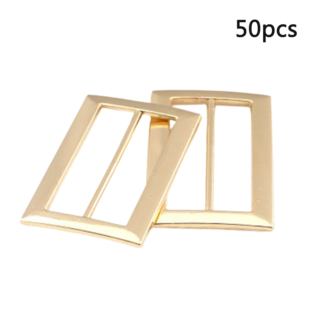 

50pcs 25mm Men Women Fasteners Slide Belt Buckle Sewing Webbing Adjustment Backpack Daily Multifunction DIY Accessories Metal