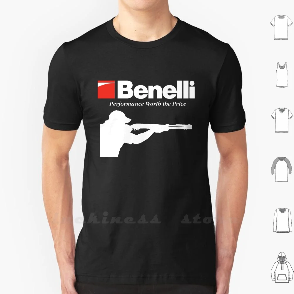 Benelli логотип Футболка Большой размер 100% хлопок Savage Arms Winchester Ruger Sako Tikka пистолет