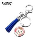 Брелок для ключей с милым котенком, Jetoy Choo, кошка ЧОО, корейский милый мультяшный брелок ручной работы, фотоаксессуары