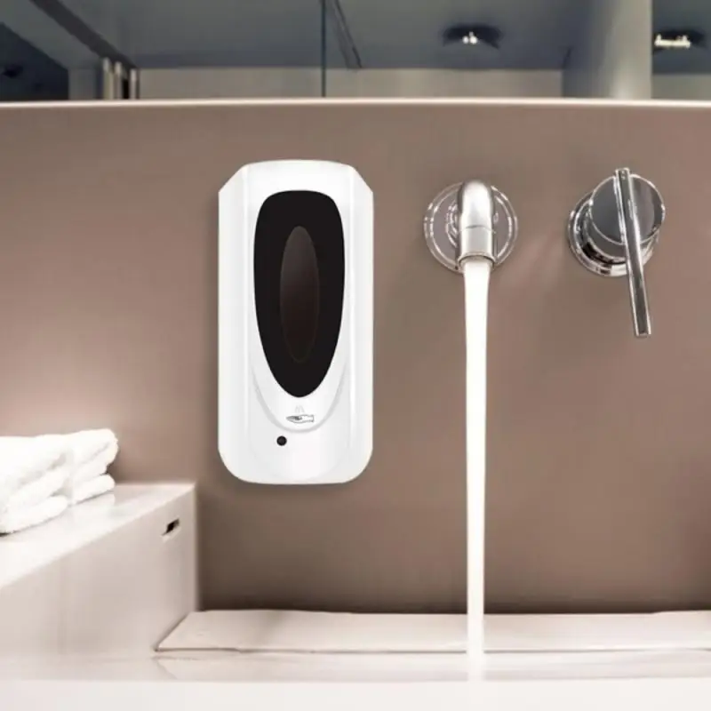 

Настенный автоматический дозатор мыла для мытья рук, белого цвета