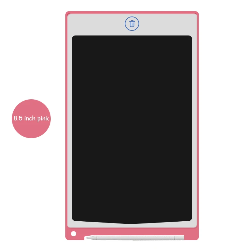 8.5 inch Pink ЖК-дисплей планшет для рисования Howshow 8,5 10 дюймов цифровой записи Графический для рукописного ввода электронная доска стилус Меса digitalizadora - Цвет: 8.5 inch Pink