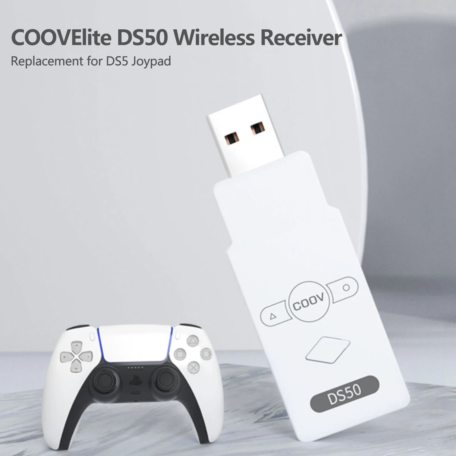 2021 беспроводной Bluetooth-адаптер конвертер Coov DS50 для Nintendo Switch PS4 PS5 X-box один ПК