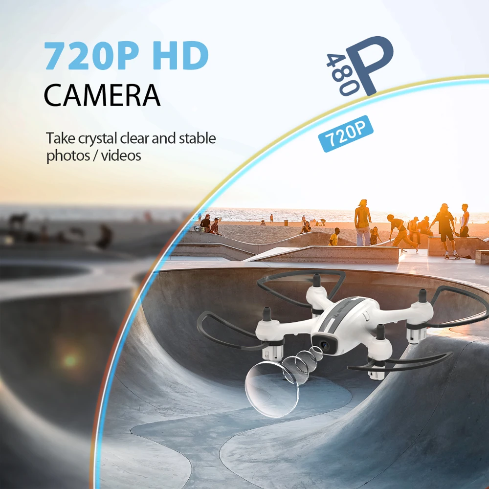 SNAPTAIN SPC60XQ RC Дрон Квадрокоптер вертолет с 720p профессиональной HD камерой Wi Fi