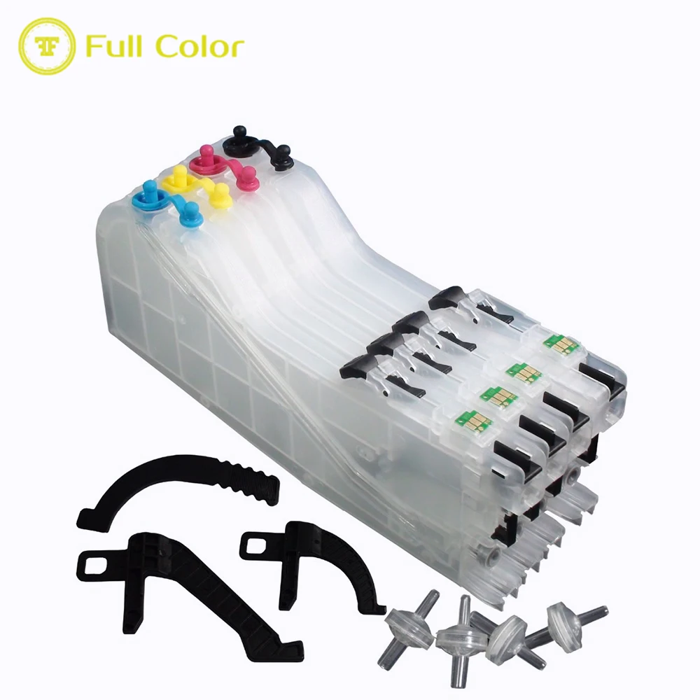 Полноцветный многоразовый пустой картридж длинная версия с чипом