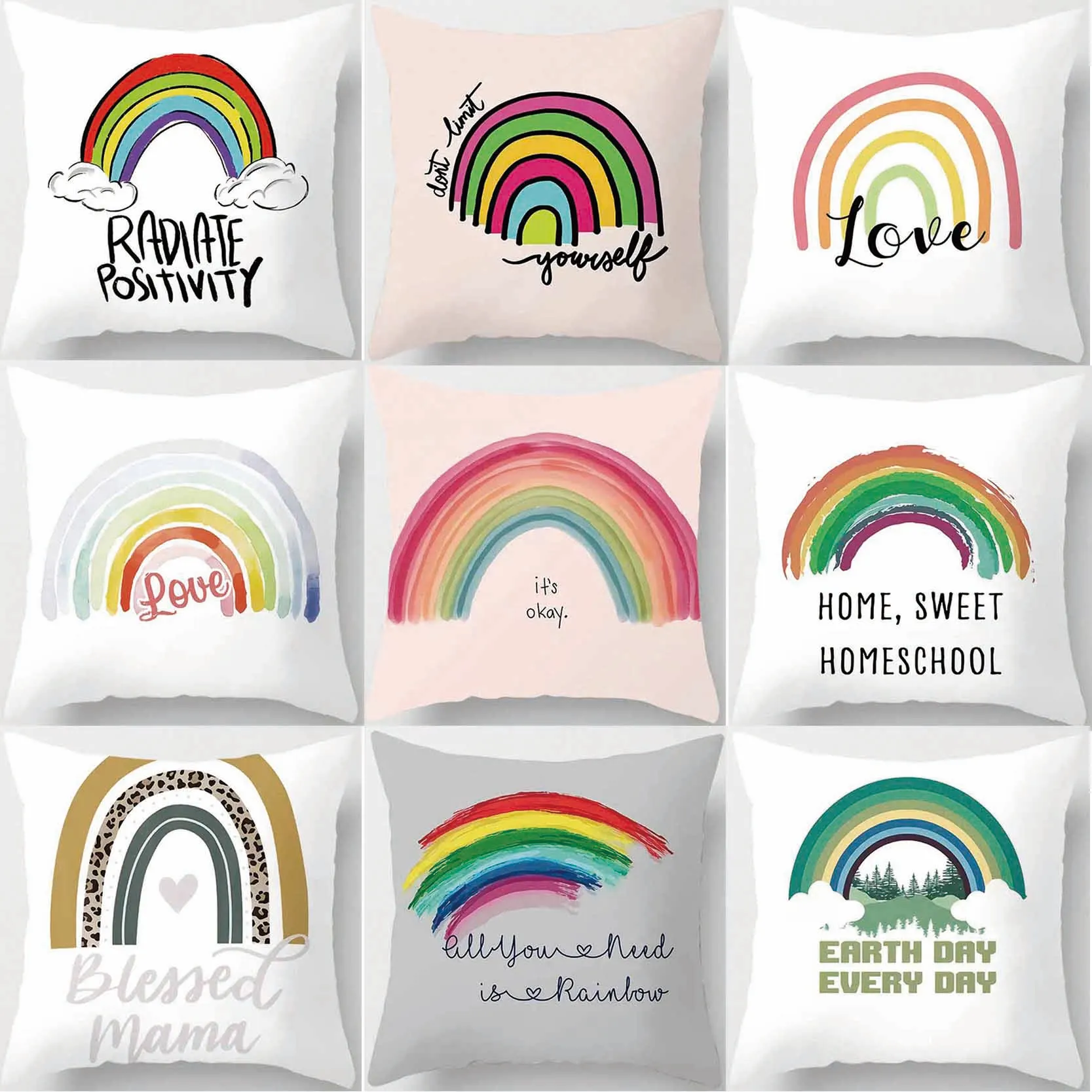 

Наволочка для домашнего декора RainbowPrinting, покрывало Автомобильная подушка для дивана x 45 см