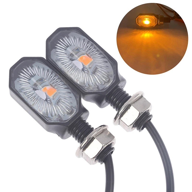 

2 шт./компл. универсальные мотоциклетные Светодиодные поворотники, Длинные Короткие поворотники, индикаторные огни, поворотники, пластиков...