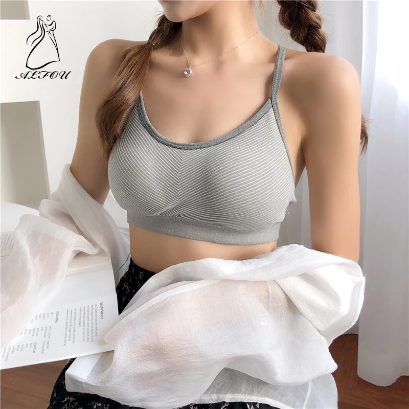 2019 сексуальное нижнее белье для девочек обернутое на груди бесшовное Спортивное