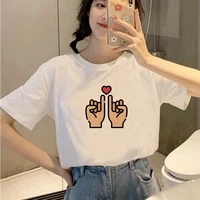 women t shirt graphic print summer short sleeve kawaii oversized tees shirt for girls ladies female top clothing streetwear