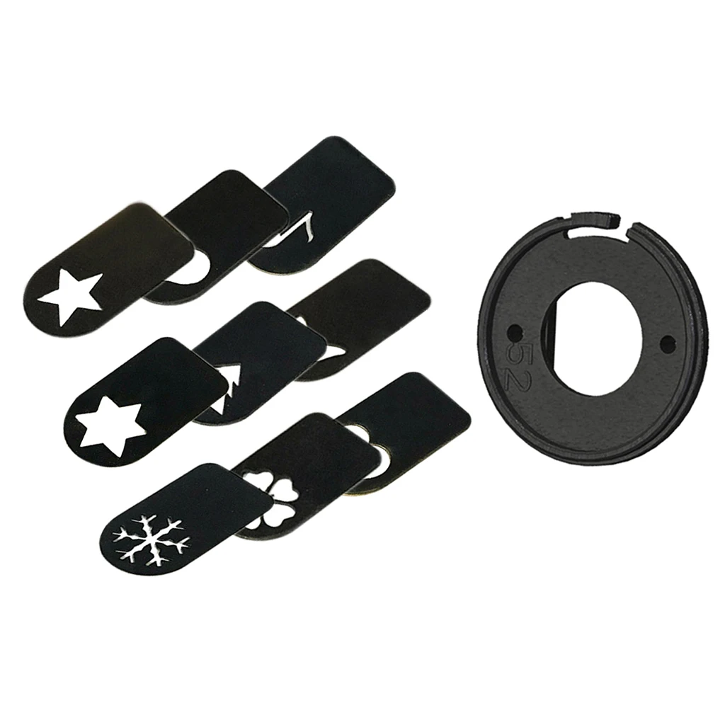 82mm Bokeh Special Effect Kit Spot Card Star Flower Music &amp Camera Lens Cap | Электроника