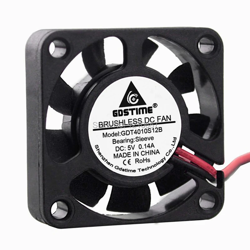 5 кулер gdstime 40 мм X 10 мм DC 5 В 2Pin USB бесщеточный ПК компьютер кулер вентилятор охлаждения