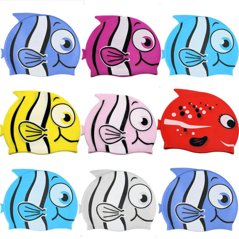 Шапка для плавания силиконовая в стиле унисекс милая Водонепроницаемая Кепка от