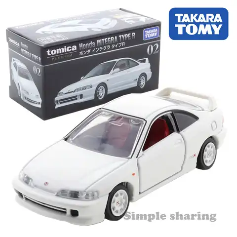 Takara Tomy Tomica Premium No.02 Honda Integra Type R 1/62 детские игрушки Моторные Машины литые под давлением металлические модели коллекционные вещи