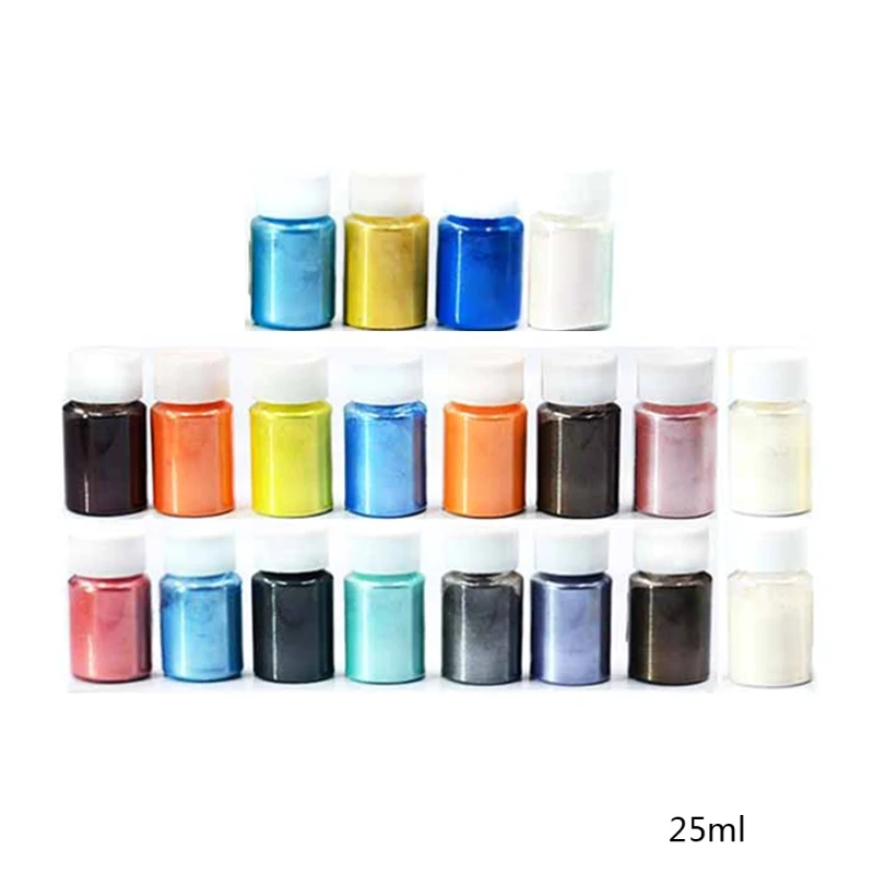 

20/30/40/45 Colors Cosmetic Grade Pearlescent Natural Mica Mineral Powder Epoxy Resin Dye Pearl Pigment for DIY Jewelry
