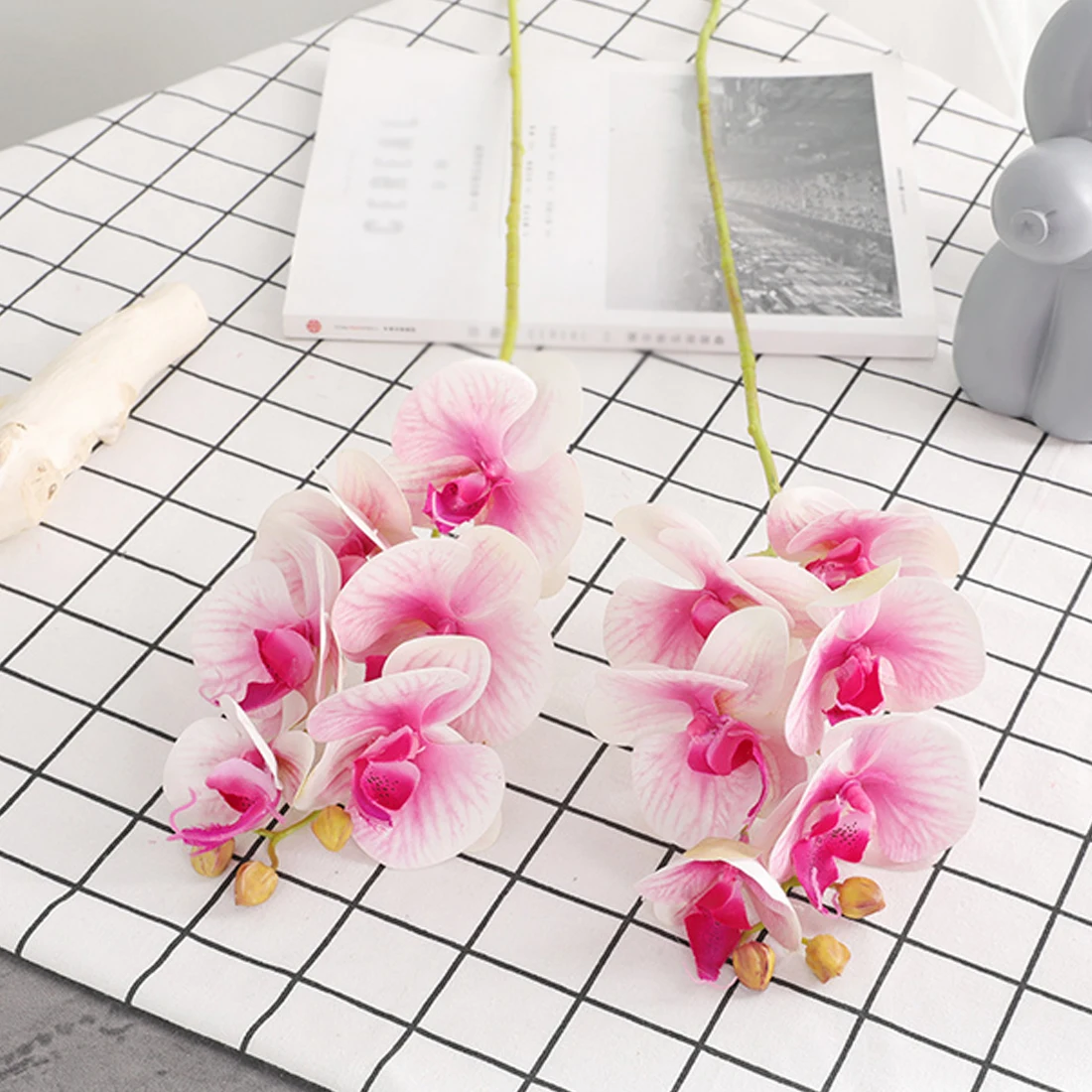 1 шт. DIY 3D искусственная Орхидея, Бабочка Цветы Орхидея декоративные цветы материал цветок украшение съемки реквизит