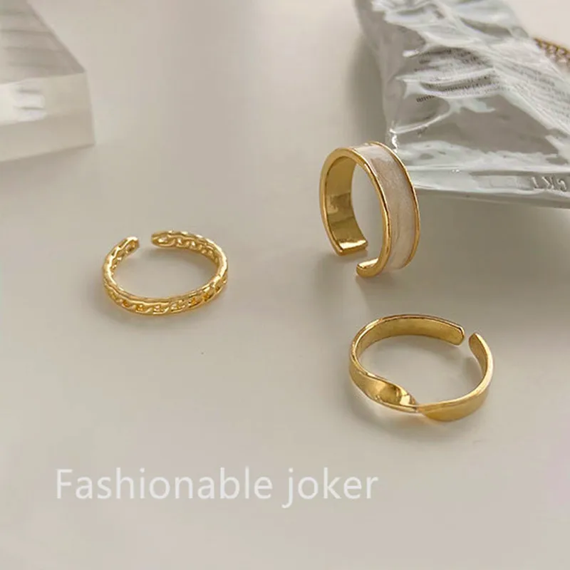 

Korean fashion trend with exaggerated vintage ring premium high design Bohemian aesthetic gothic bijou women's ring