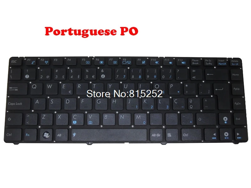Laptop Keyboard For ASUS K42 K42De K42DY K42JE K42Jv K42JY 04GNZQ1KUS00-2 04GNV62KFS00-1 0KN0-ED2FS01 Farsi/Hebrew/Nordic/Po