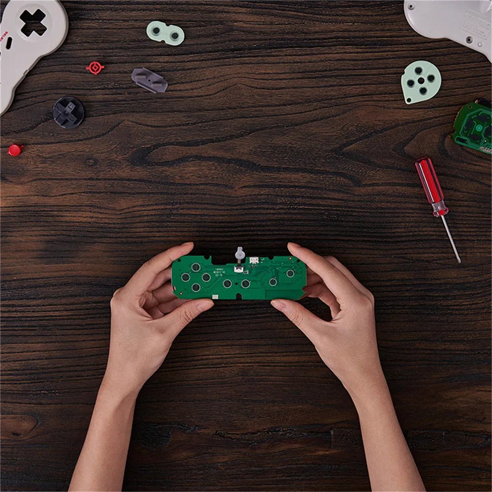 Для 8BitDo оригинальная ручка Bluetooth DIY комплект для SEGA SS новая FC игровая машина для Dogbone Геймпад контроллер