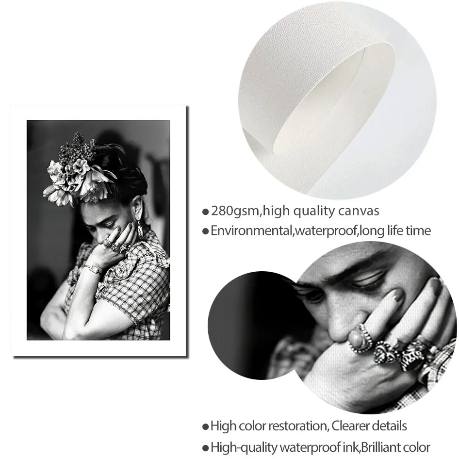 Известный плакат фотография Кино звезда холст живопись черный белый настенные